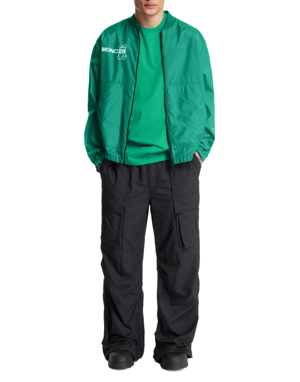 Moncler Ostria Bomber Jacket — Green
