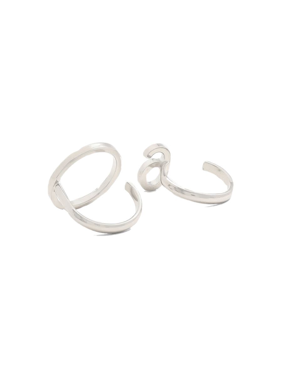 Maison Margiela Brass ring in silver