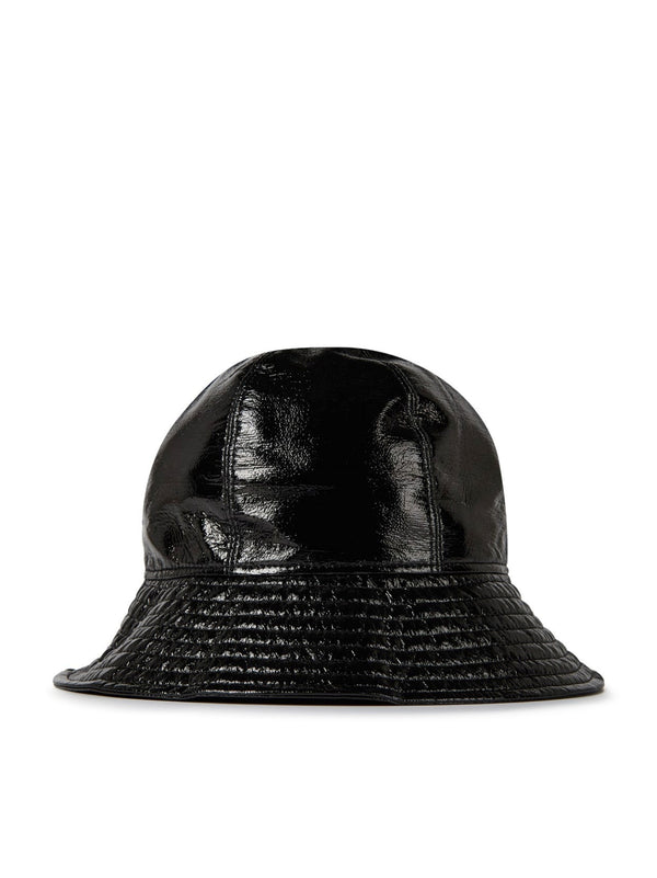 Moncler J20933B00011596L1999 Logo Patch Bucket Hat — Black