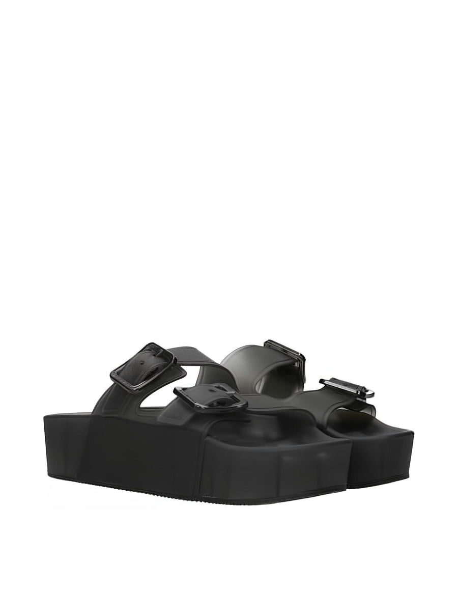 Balenciaga Mallorca Platform Sandals — Black
