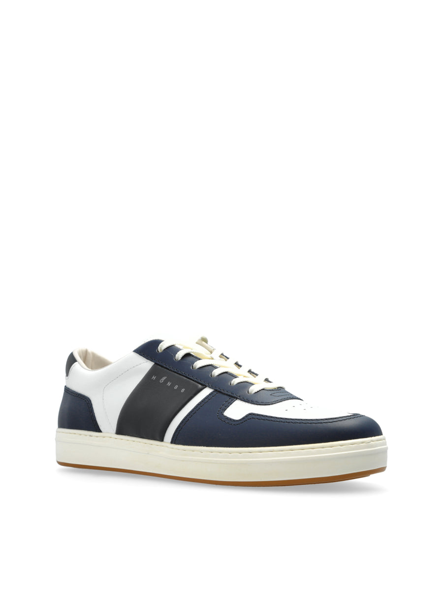Hogan H-Stripes Logo Sneaker — Navy