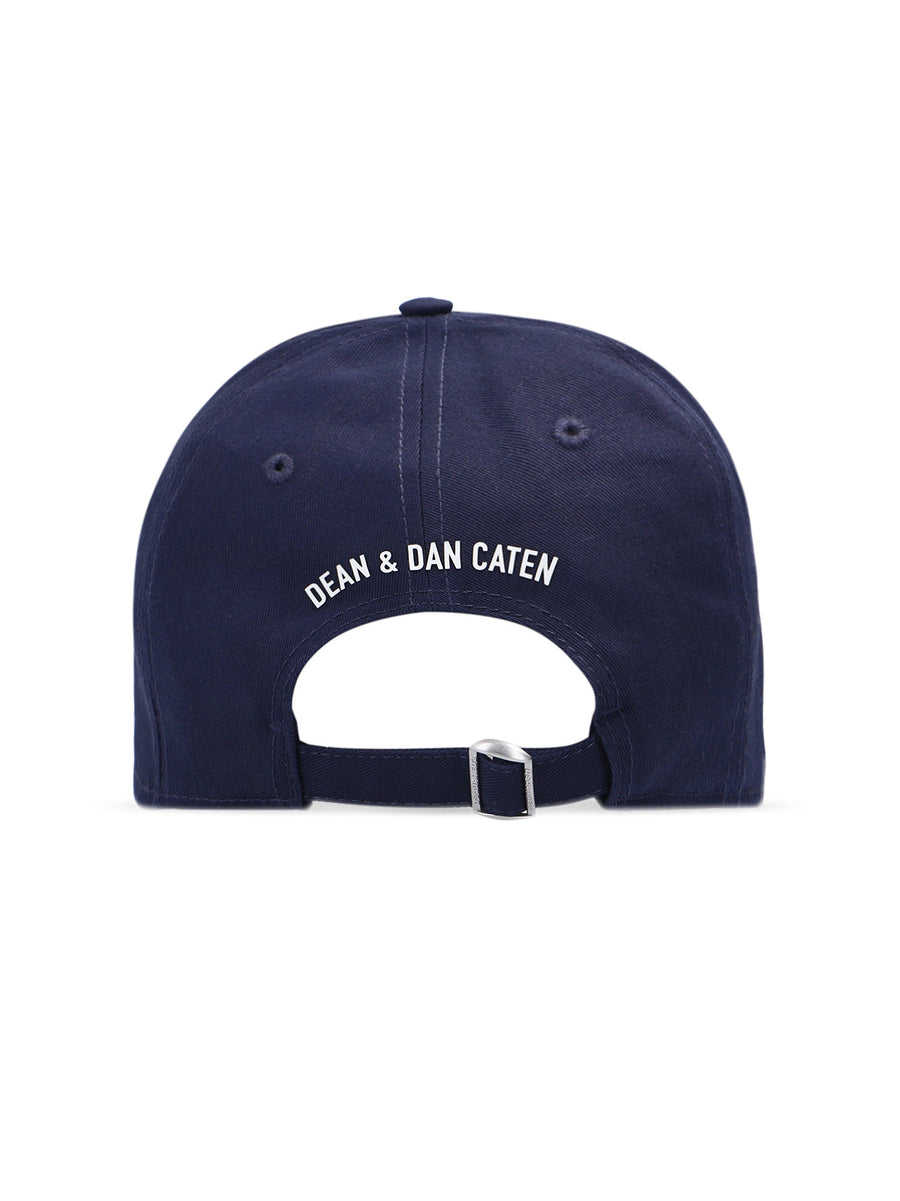 Dsquared2 BCM041305C04312M190 Icon Logo Cotton Baseball Cap — Blue