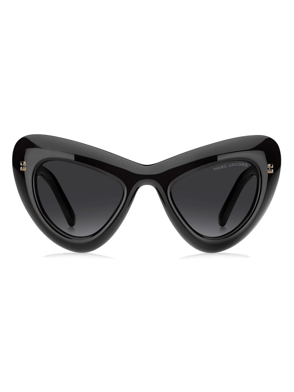 Marc Jacobs 798SMNGCRY Cat-Eye Sunglasses — Black