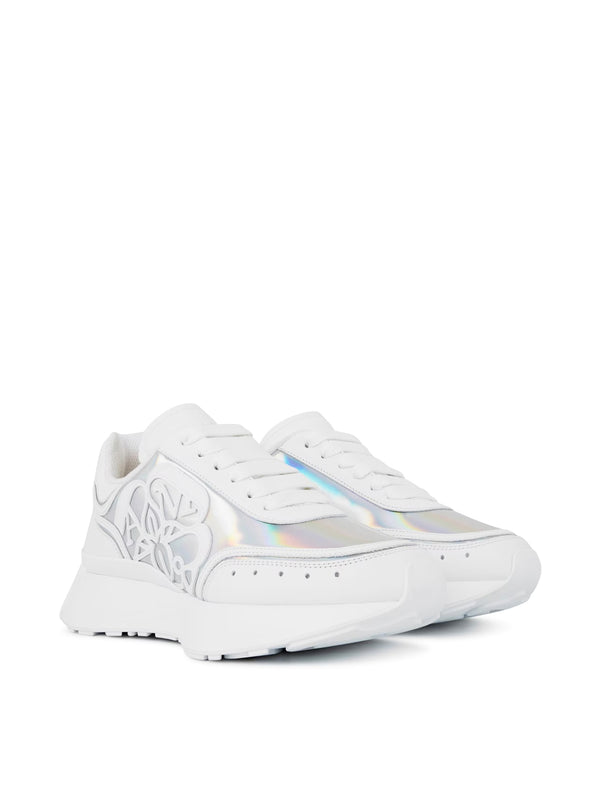 Alexander McQueen Sprint Runner Sneakers — White