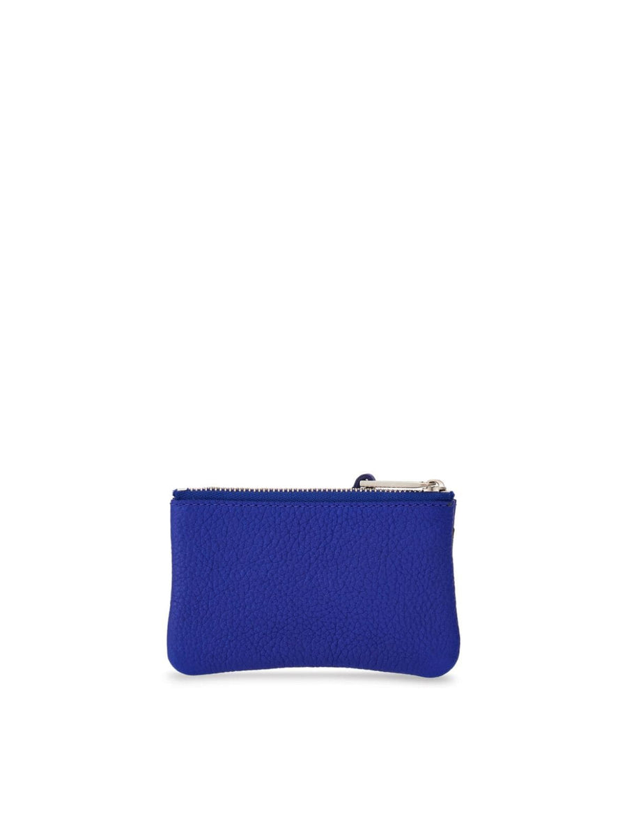 Ferragamo Cut-Out Leather Card Case — Brown