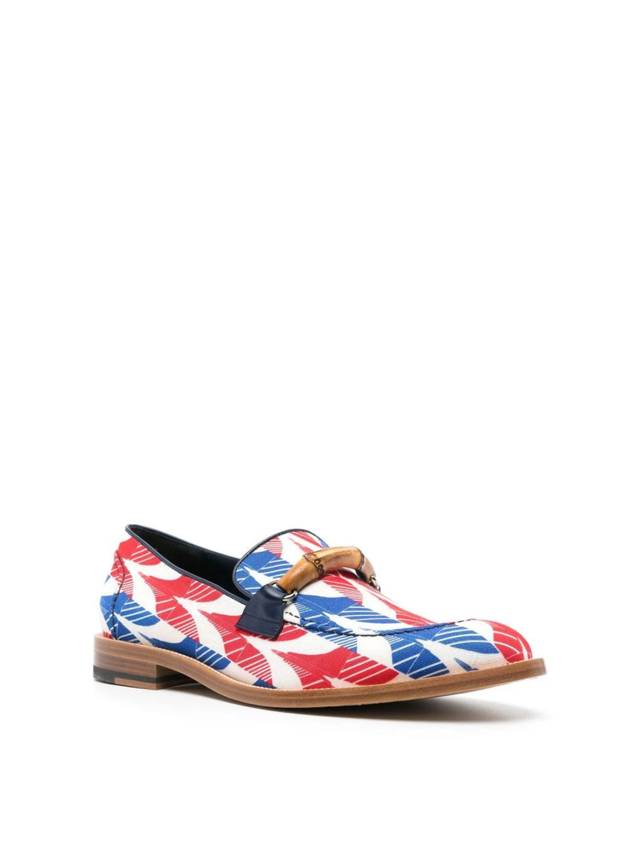 Casablanca Houndstooth Envelope Loafer — Multicolor