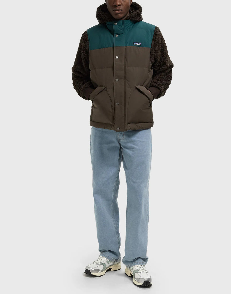 Patagonia Logo Vest — Brown