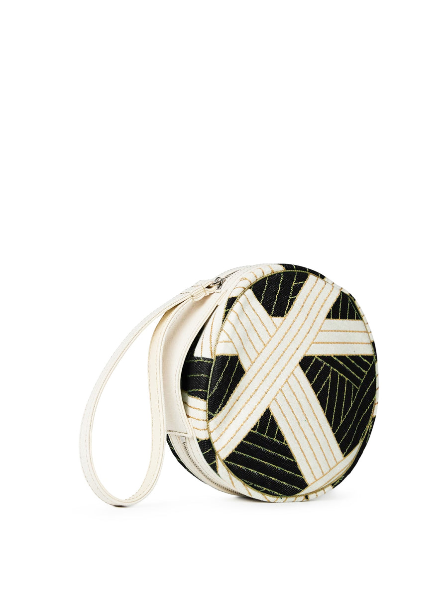 Missoni Nastri Round Clutch — Black