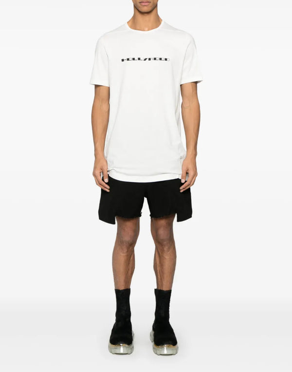 Rick Owens Drkshdw Logo-Print Cotton T-Shirt — White