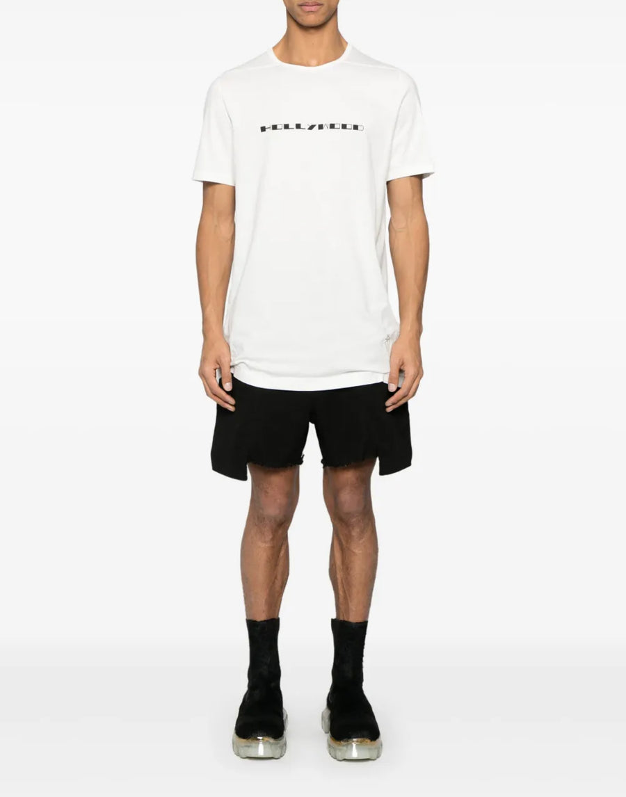 Rick Owens Drkshdw Logo-Print Cotton T-Shirt — White