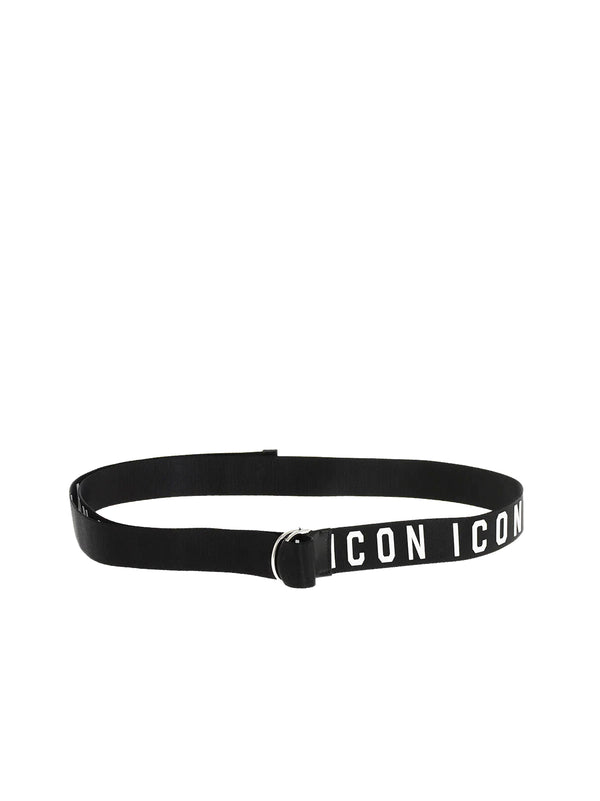 Dsquared2 Be Icon Belt — Black