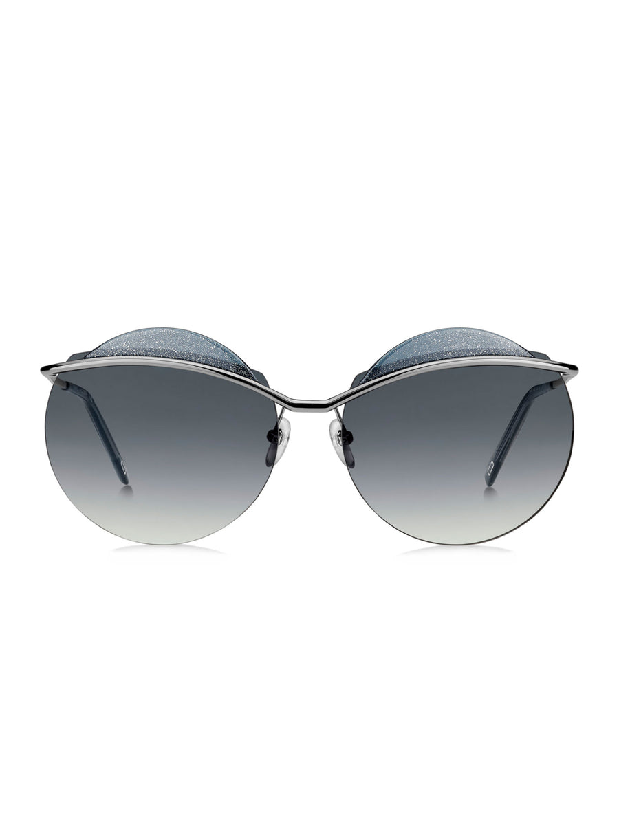 Marc Jacobs 102S6LB Round Metal Sunglasses — Blue