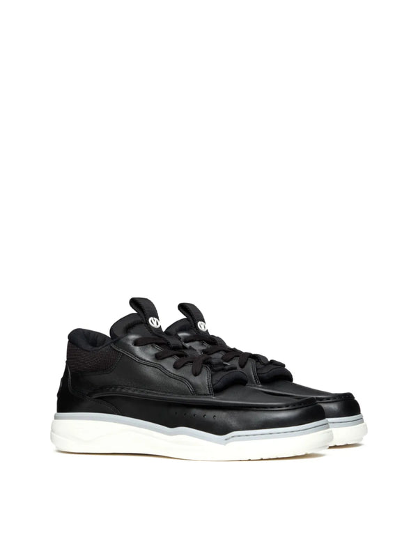 Valentino Garavani Runboot VLogo Sneakers — Black