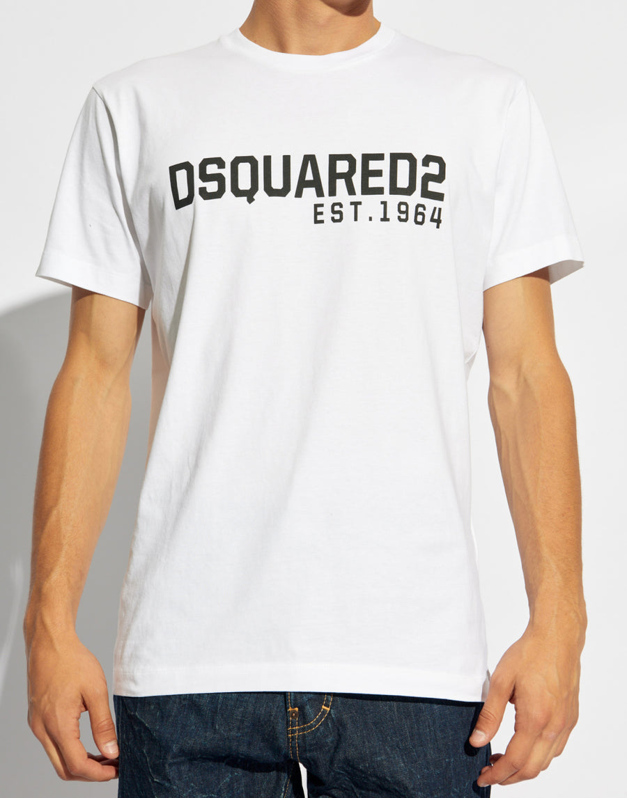 Dsquared2 Logo-Printed T-Shirt — White
