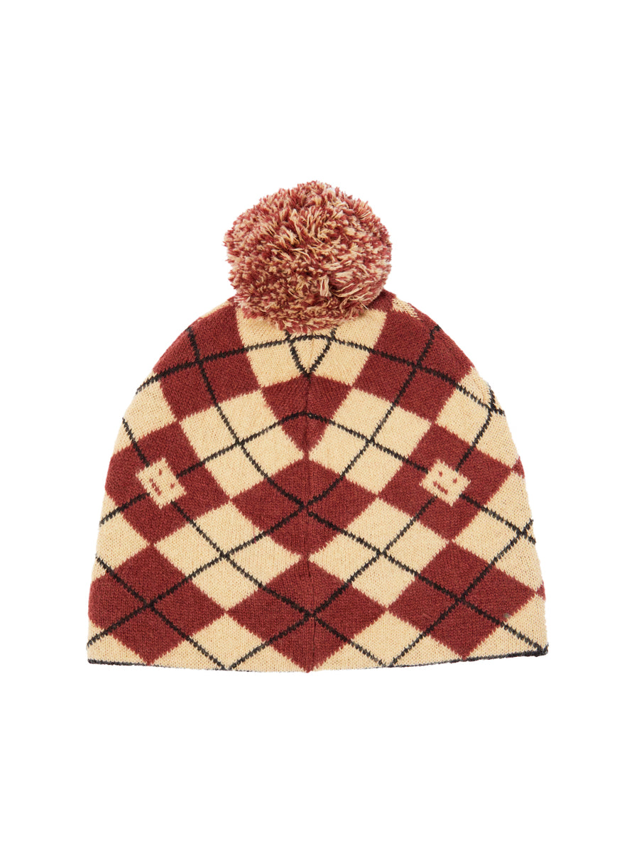 Acne Studios C40317 Beanie — Red