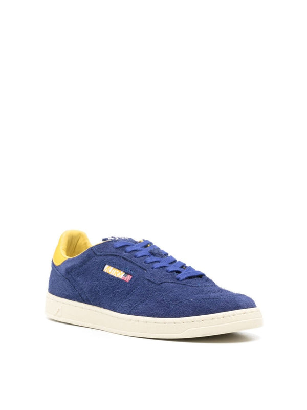 Autry Medalist Flat Low Sneaker — Blue