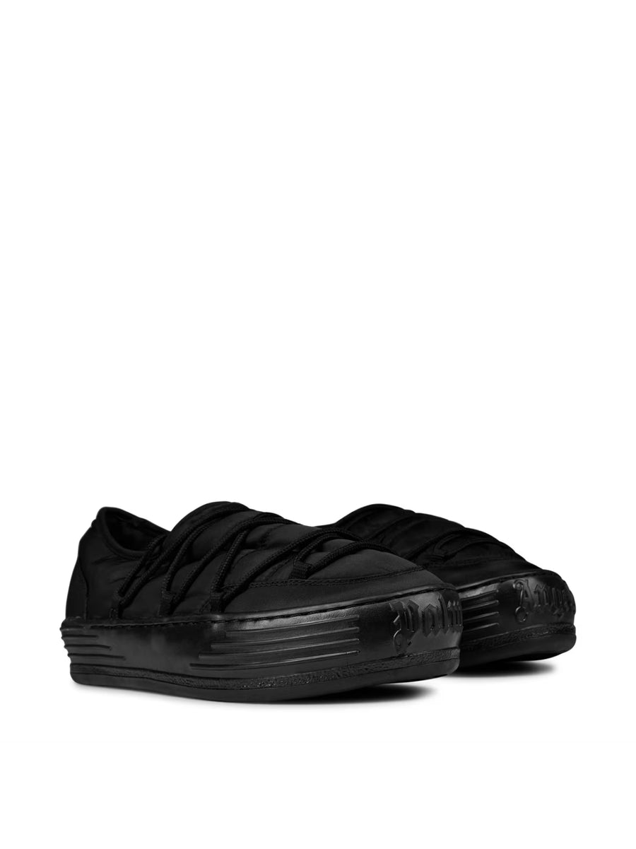 Palm Angels Puffed Logo Sneakers — Black