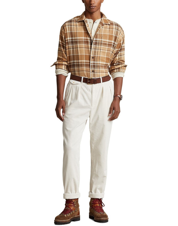 Polo Ralph Lauren Plaid Brushed Cotton Shirt — Multicolor
