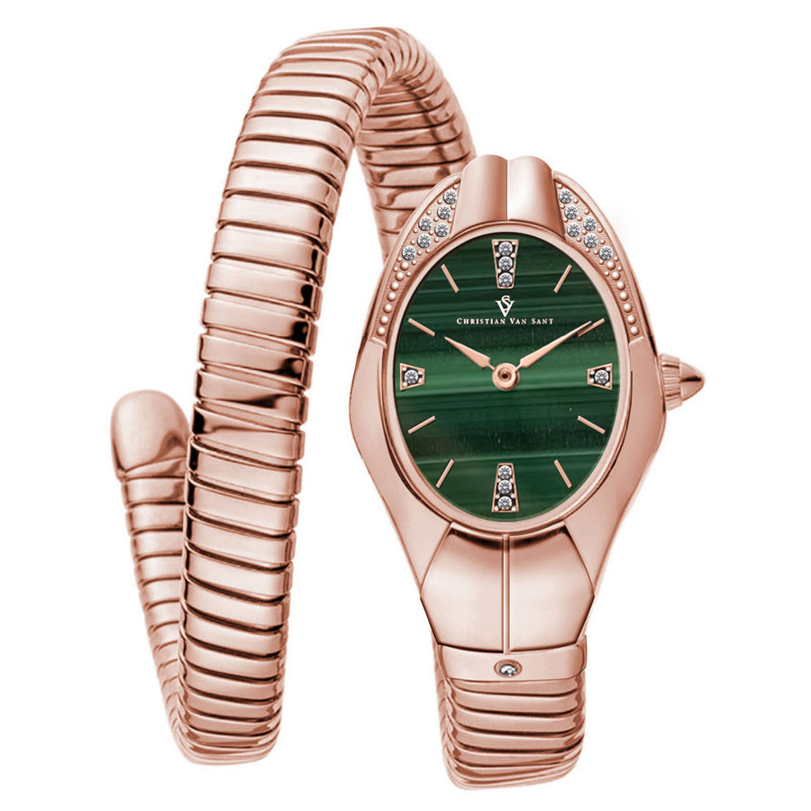 Christian Van Sant Stainless steel watch in rose gold
