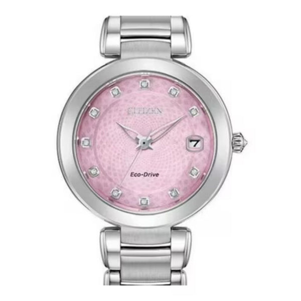 Citizen Stainless steel case watch in pink