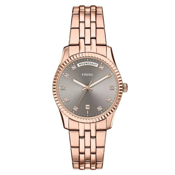 Fossil Stainless steel case watch in gray