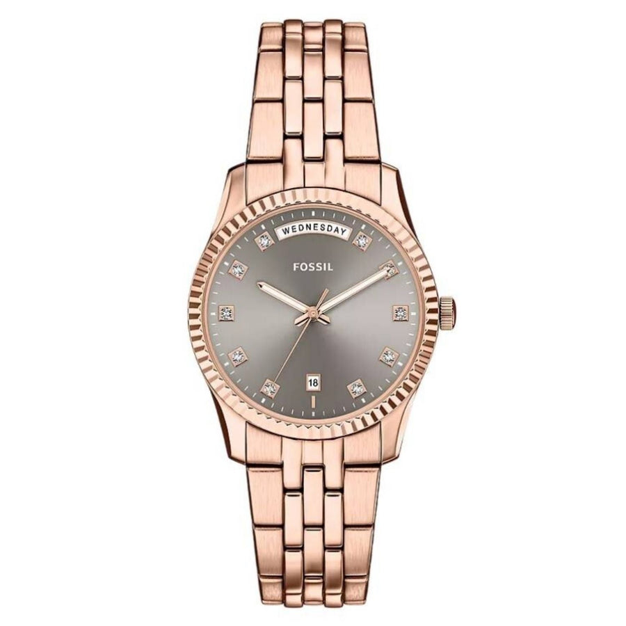 Fossil Stainless steel case watch in gray