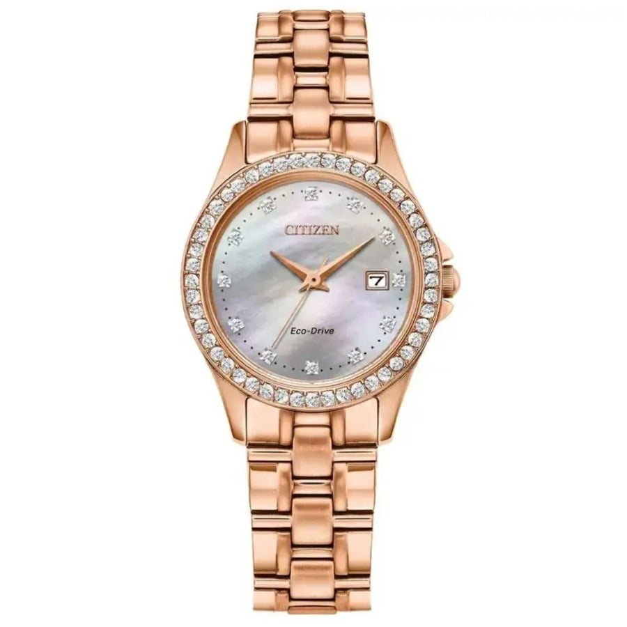 Citizen Stainless steel case watch in rose gold