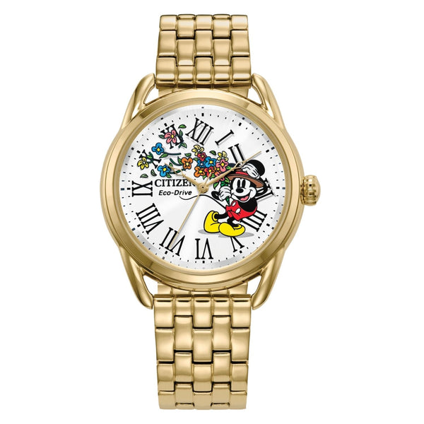Citizen Stainless steel case and bracelet watch in gold