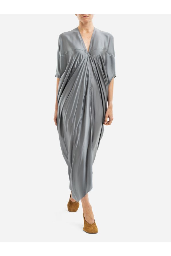 Rick Owens Satin dress in gray