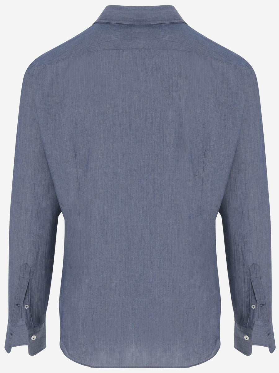 Cotton Denim Shirt Blue