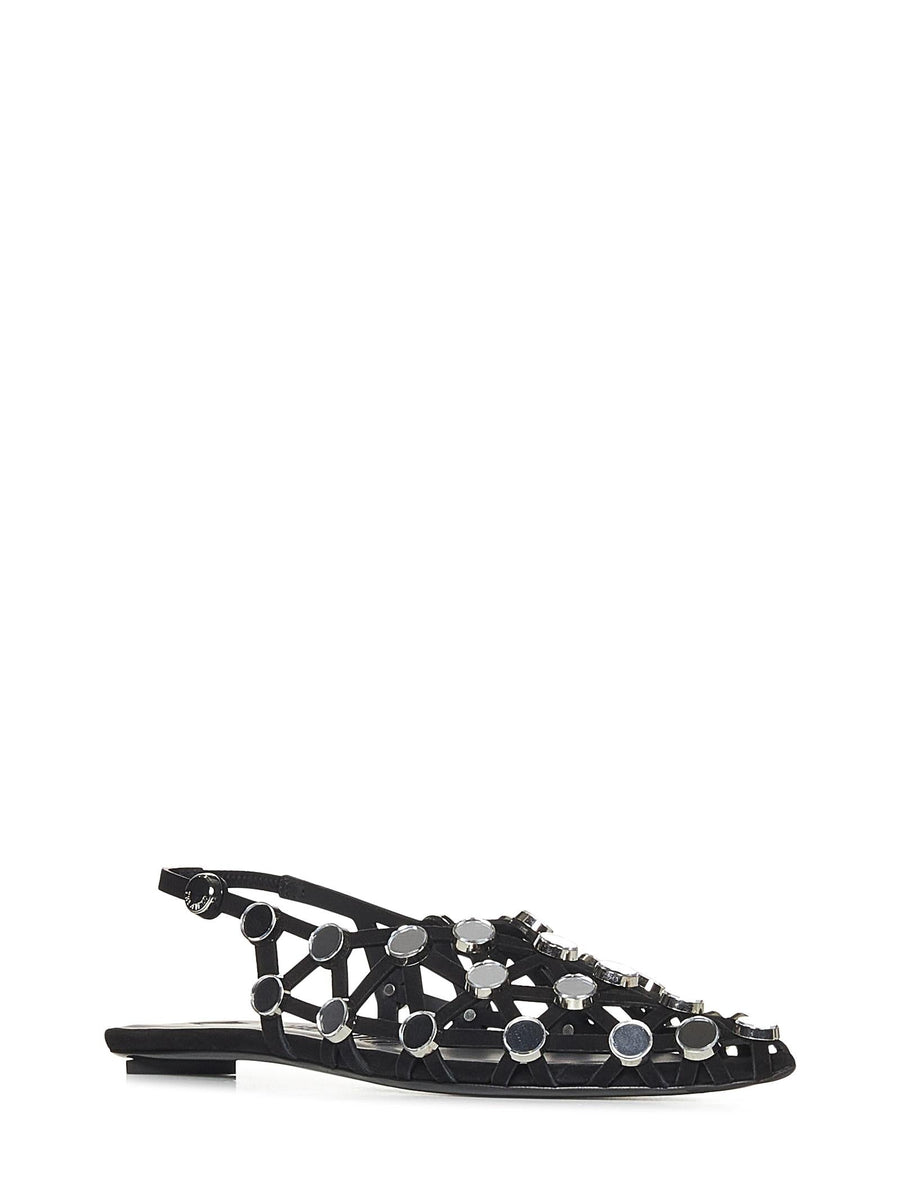 Ballet Shoes Grid Black Ballerina