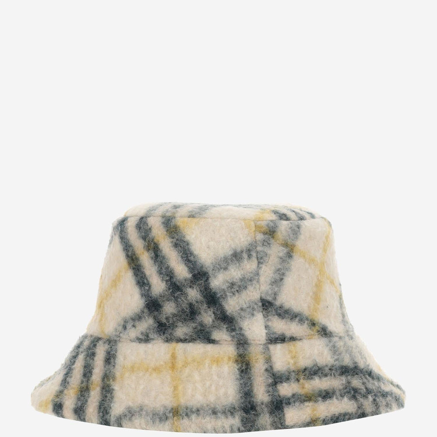 Bucket Hat Reversible Fleece Green Wool