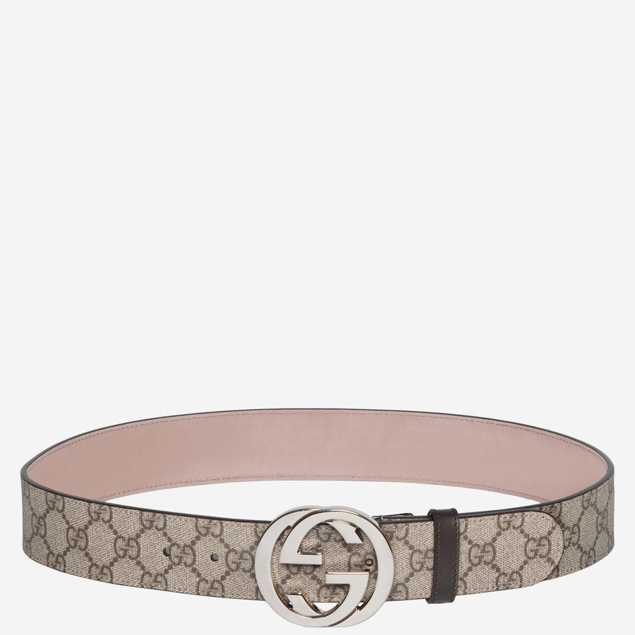Belt Gg Supreme Fabric Multicolour Polyurethane