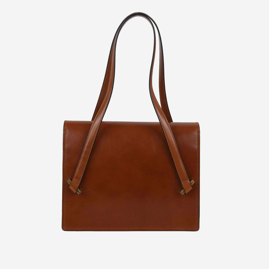 Shoulder Bag Severine Leather Brown