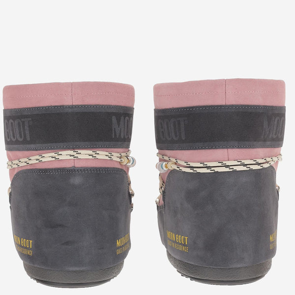 Icon Low Boots Grey Leather