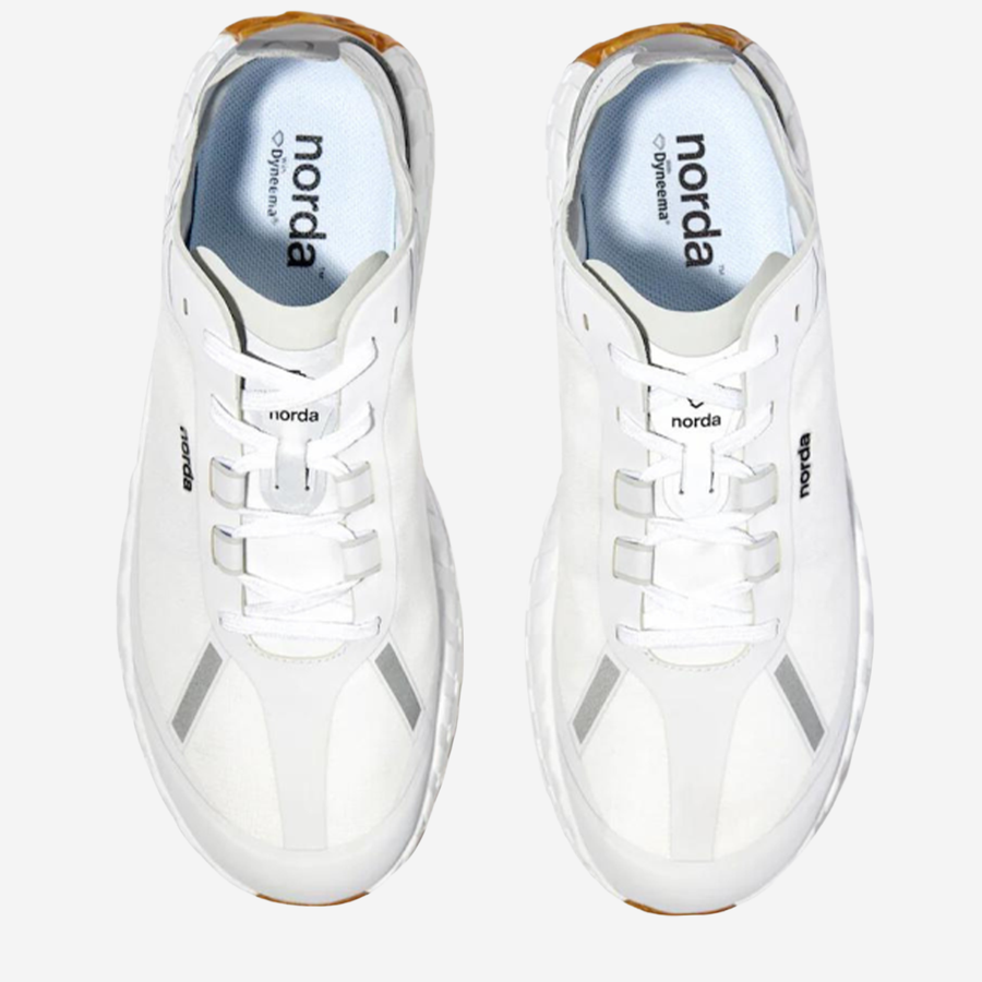 Sneakers 001a White Recycled Polyester Trainers