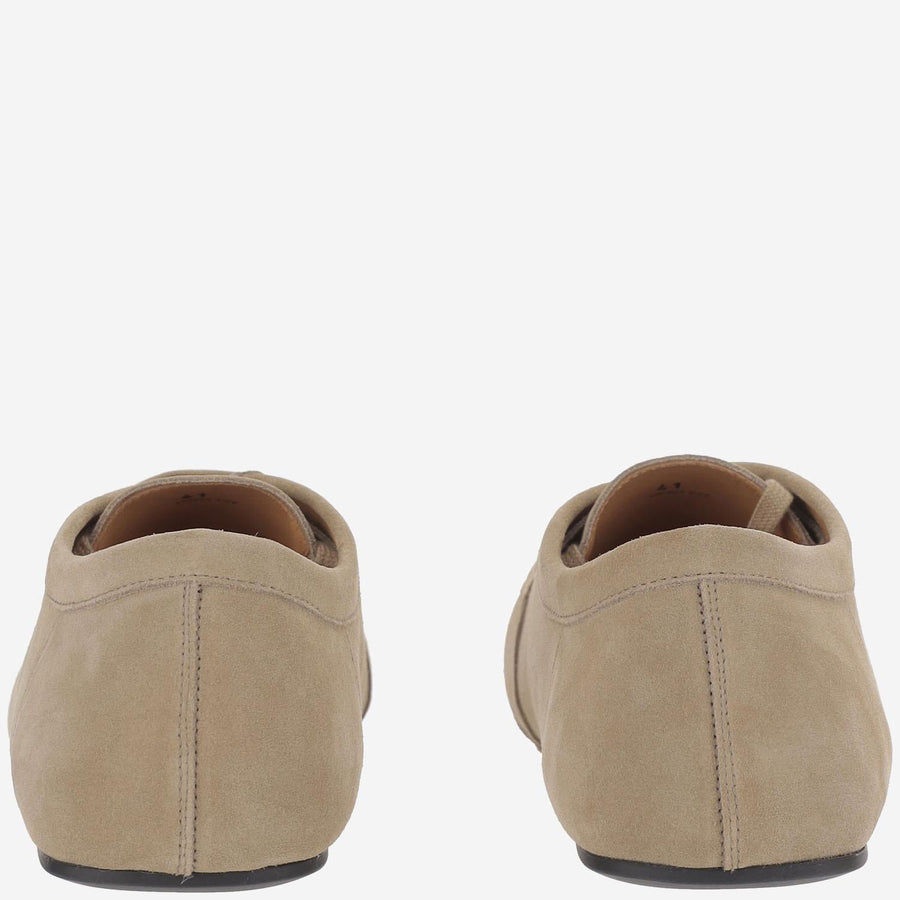 Suede Loafers Beige Calfskin