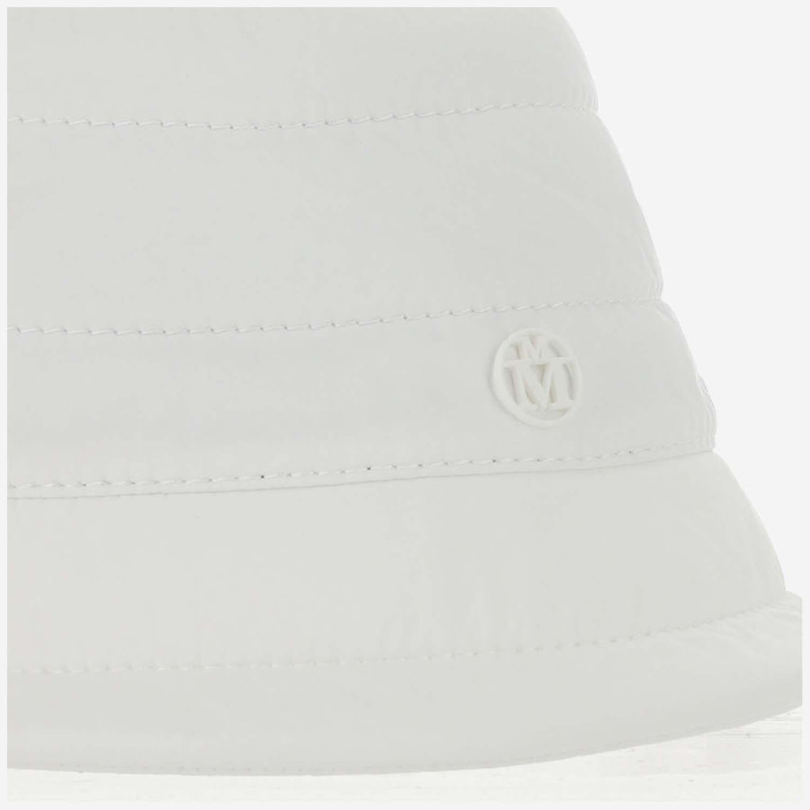 Bucket Hat Charlotte White Polyester