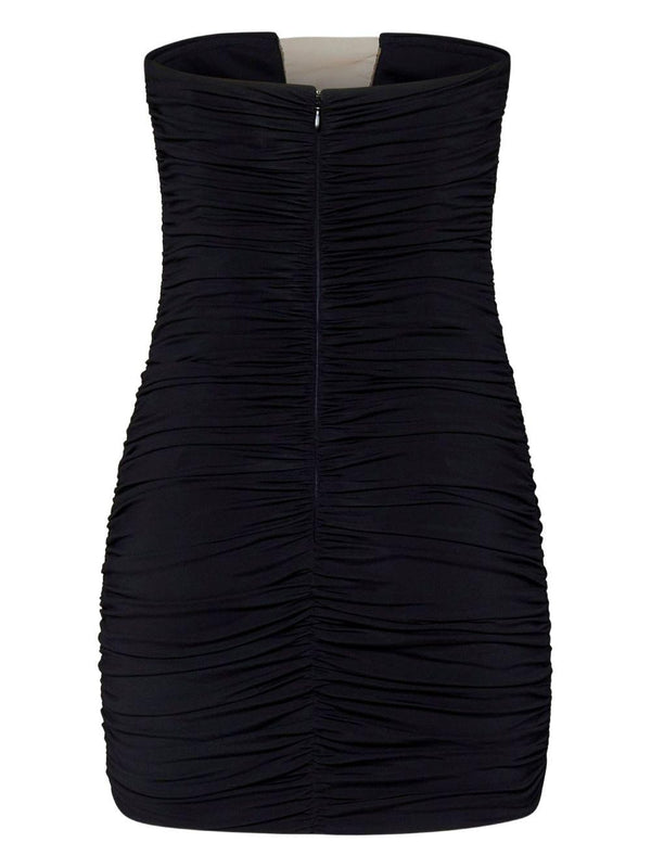 Mini Dress Black Viscose
