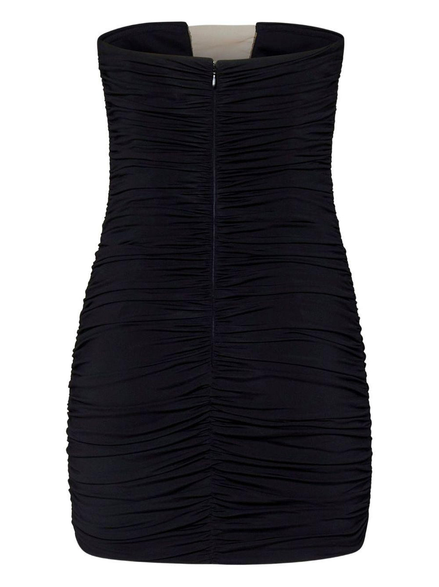 Mini Dress Black Viscose