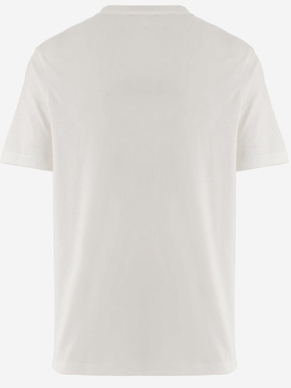 Cotton T-Shirt With Logo White T-shirts