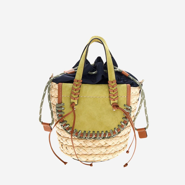 Bag Habanera Green Raffia Handbags