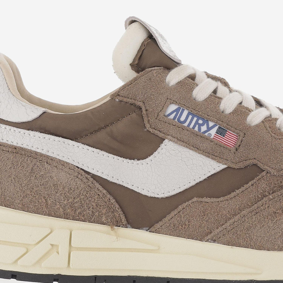 Low Sneakers Reelwind Brown Leather Trainers