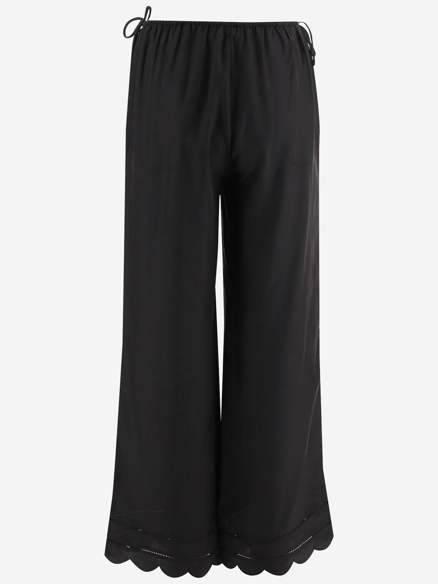 Silk Trousers Darling Black