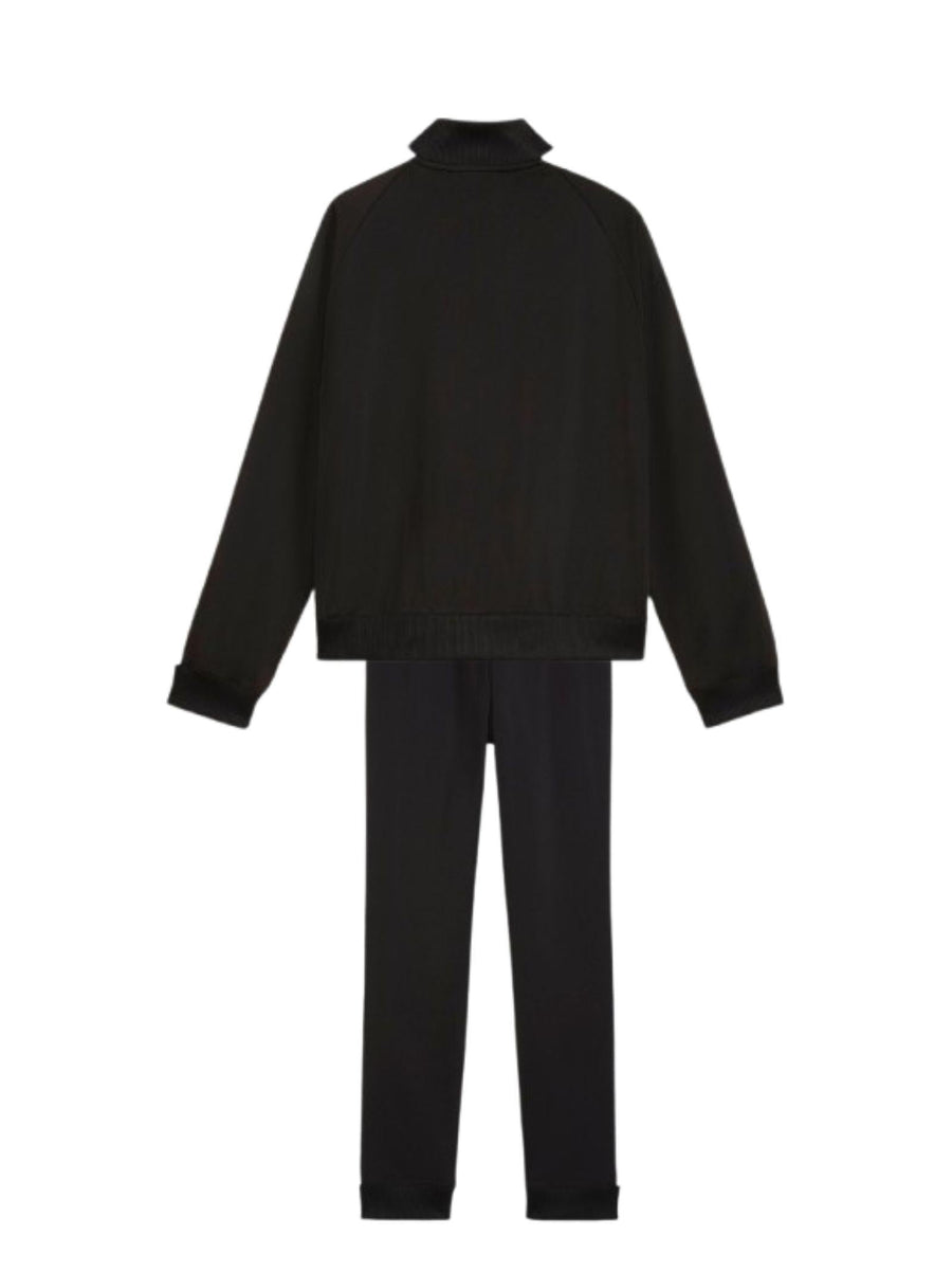 Kids Set With Sweatshirt And Pants Black Recycled Polyester Sets