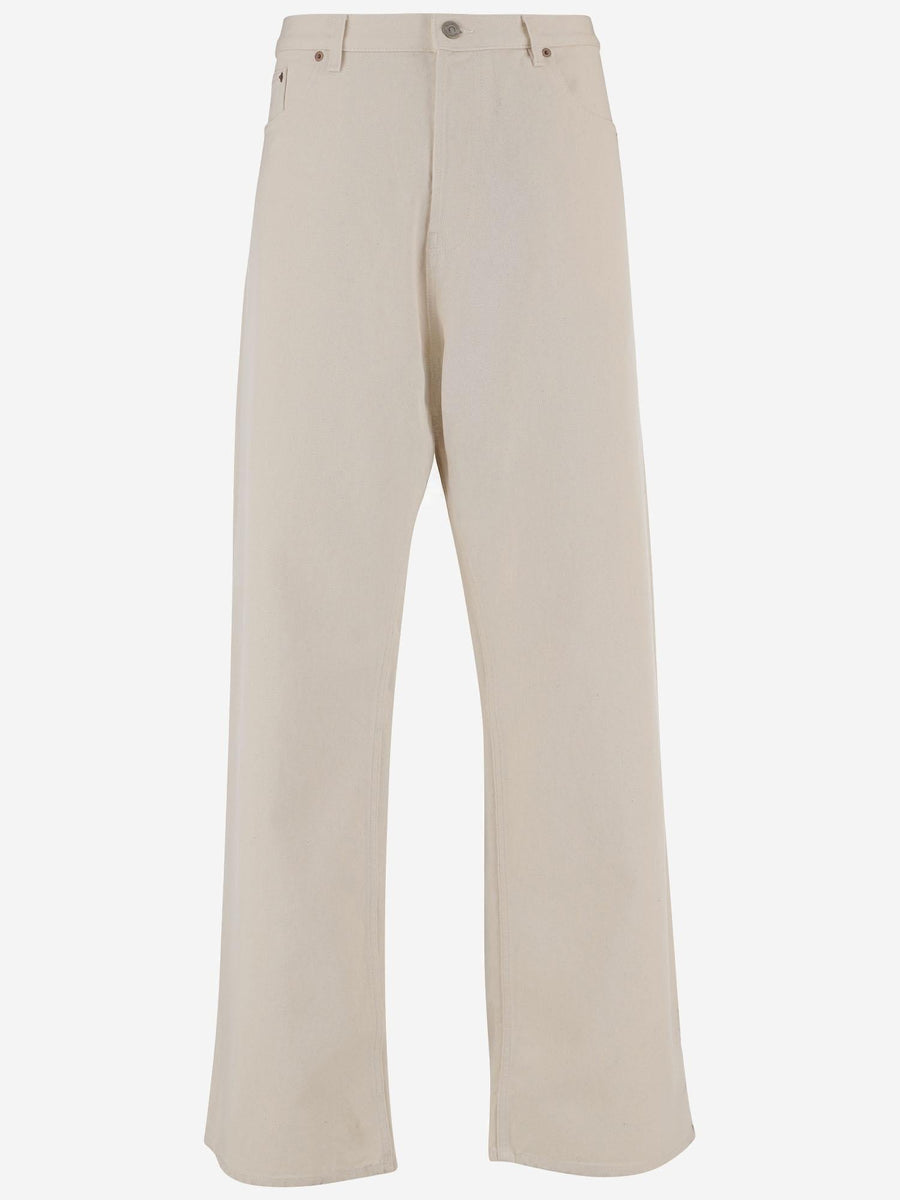 Cotton Jeans Ivory