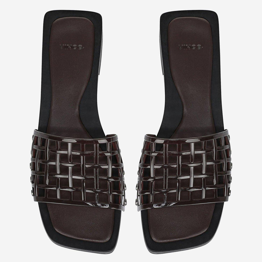 Jelly Sandals Brown Pvc Slippers