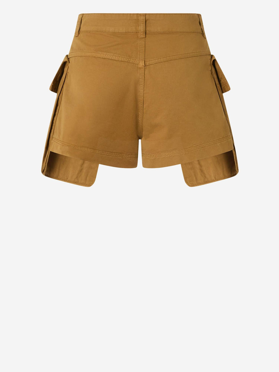 Shorts Campobasso Bronze Cotton Skirt