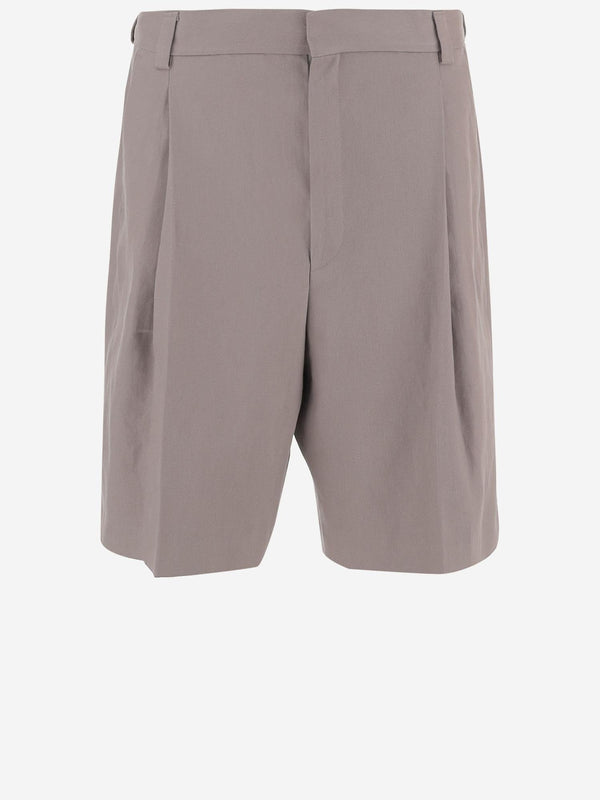 Shorts Hemp-Blend Beige