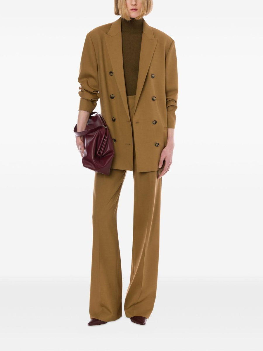 Suit Ochre Polyester Dress